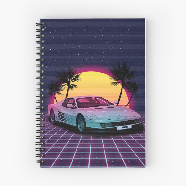 Item preview, Testarossa Synthwave Retro Car designed and sold by yaekus.