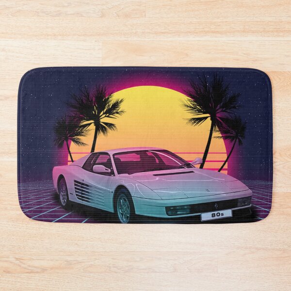 Item preview, Testarossa Synthwave Retro Car designed and sold by yaekus.