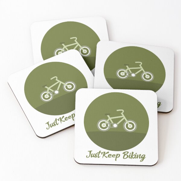 Item preview, Just Keep Biking designed and sold by jacks-tees.