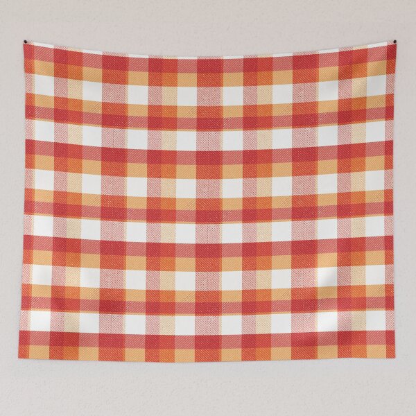 Item preview, Red, Yellow, and White Check Plaid Pattern designed and sold by redjaygraphics.