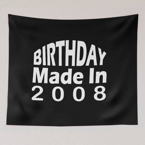 Item preview, Camiseta Cumpleaños Hecho en 2008 nacido vintage Cumpleaños Nacido 2008 designed and sold by BoxHM.