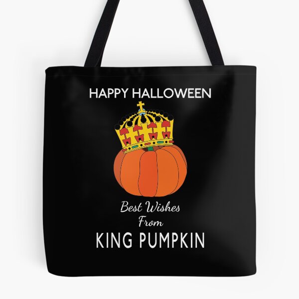 Item preview, King Pumpkin wishes you happy halloween designed and sold by Tom Carpenter.