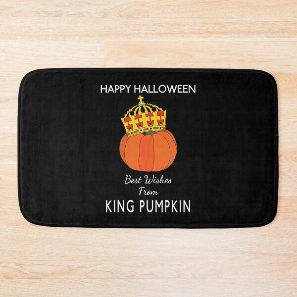 Item preview, King Pumpkin wishes you happy halloween designed and sold by Tom Carpenter.