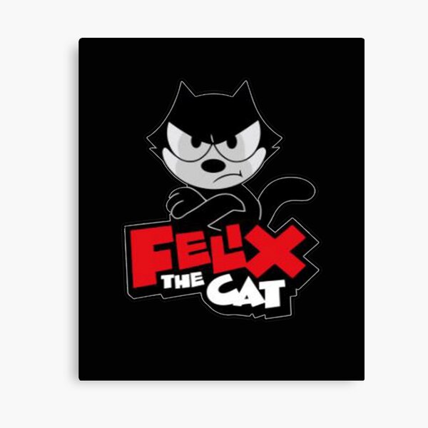 angry Felix the cat Canvas Print
