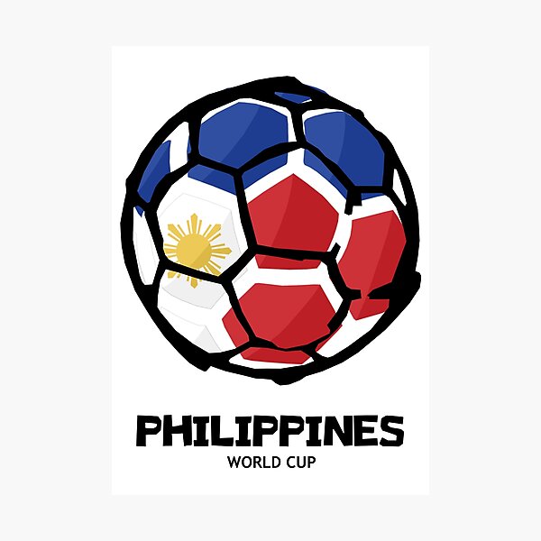 Aperçu de l'œuvre Drapeau de pays de football philippin créée et vendue par KewaleeTee.