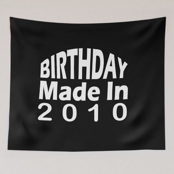 Item preview, Shirt Birthday Made In 2010 born vintage Birthday Born 2010 designed and sold by BoxHM.