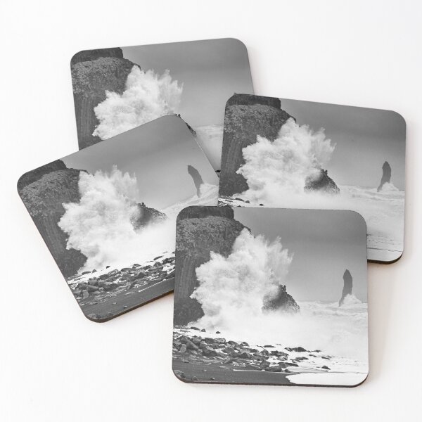 Item preview, Sea Stack & Crashing Wave, Reynisdrangar, Iceland designed and sold by Tom  Mackie.