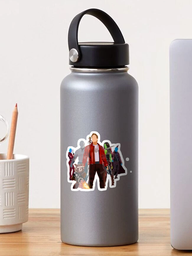 Guardians of the Galaxy Vol. 3 Guardians Badge 17oz Water Bottle - White