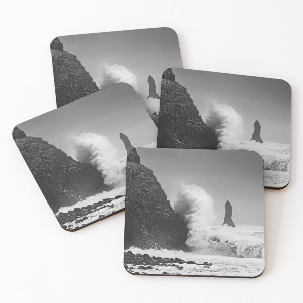 Item preview, Sea Stack & Crashing Wave, Reynisdrangar, Iceland designed and sold by Tom  Mackie.