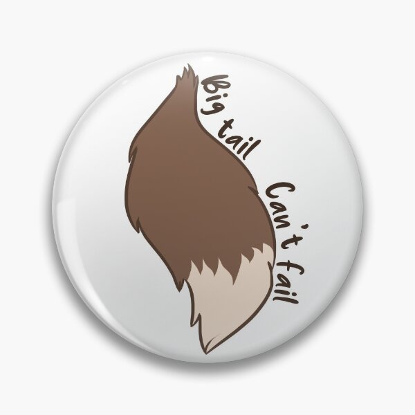 Artikelvorschau, Big Tail Cant Fail - Brauner Wolf entworfen und verkauft von Alonestxoxo.