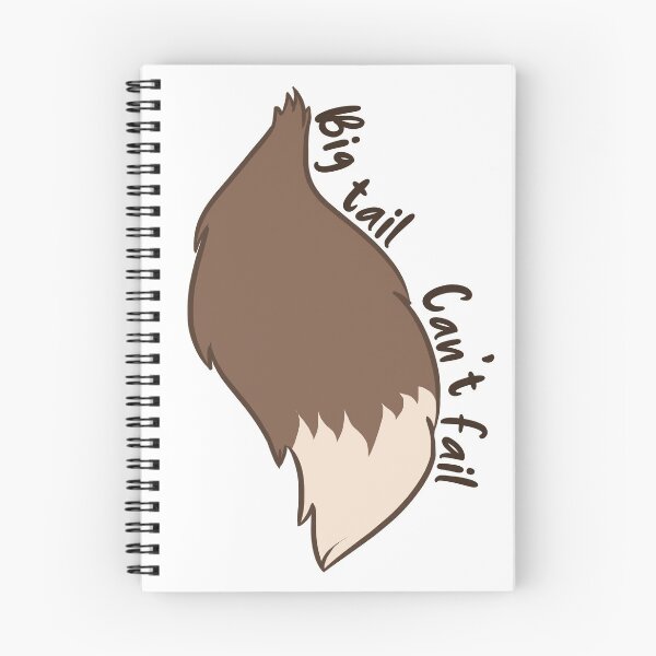 Artikelvorschau, Big Tail Cant Fail - Brauner Wolf entworfen und verkauft von Alonestxoxo.