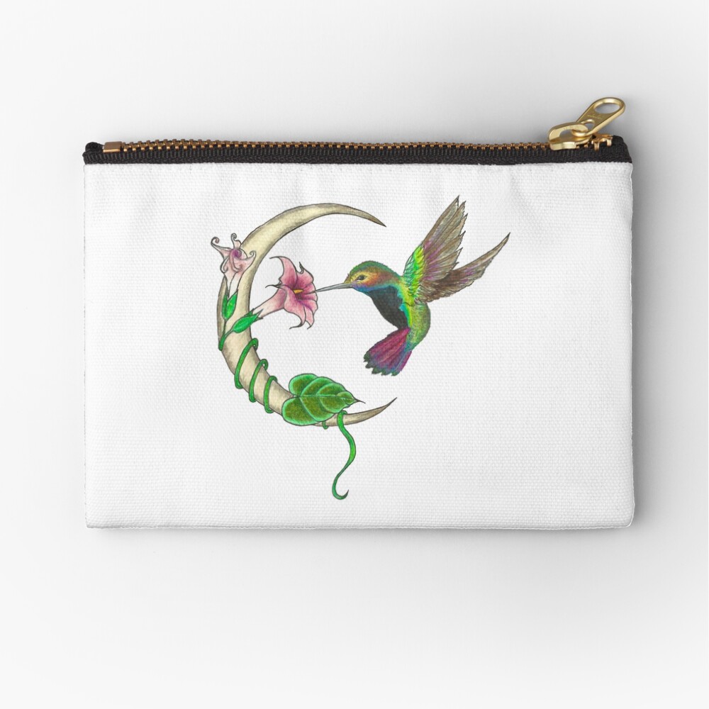 Hummingbird - sweet nectar Zipper Pouch