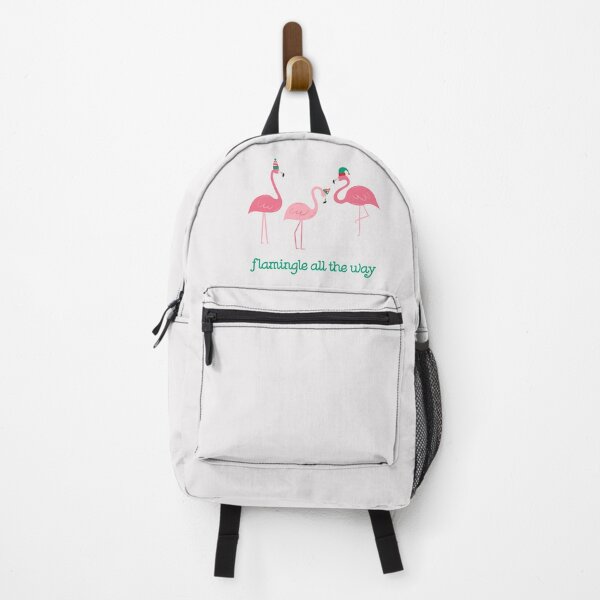 Item preview, Flamingo Flamingle Jingle All The Way Christmas Holidays Winter Funny Pun Cute Pink designed and sold by gkao.