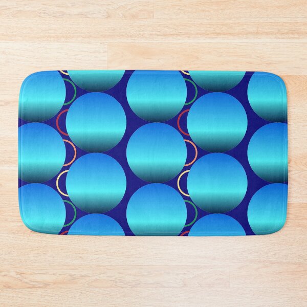 Item preview, Blue Sphere Pattern Navy designed and sold by pbstylesetters.