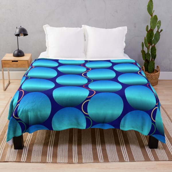 Item preview, Blue Sphere Pattern Navy designed and sold by pbstylesetters.