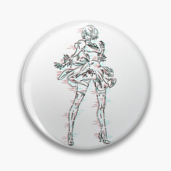 Item preview, 2B Glitched designed and sold by DioskiArt.