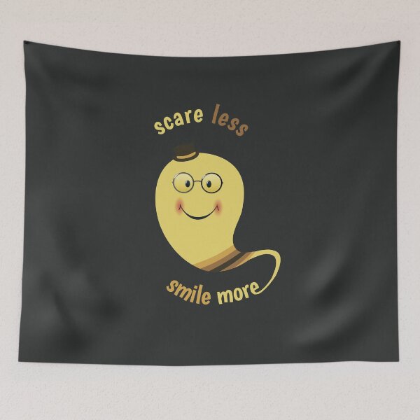 Item preview, Scare less, Smile More -Smile everyday design designed and sold by wingdingr.