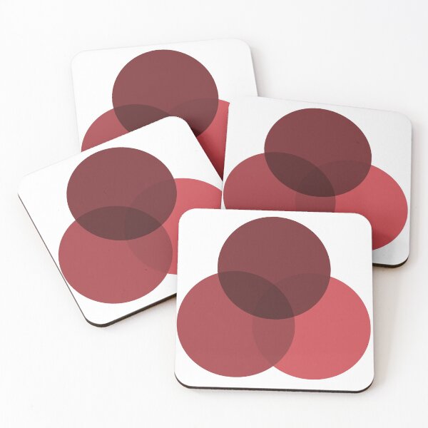 Item preview, Shades of Red & Maroon Circles designed and sold by Euc lid.