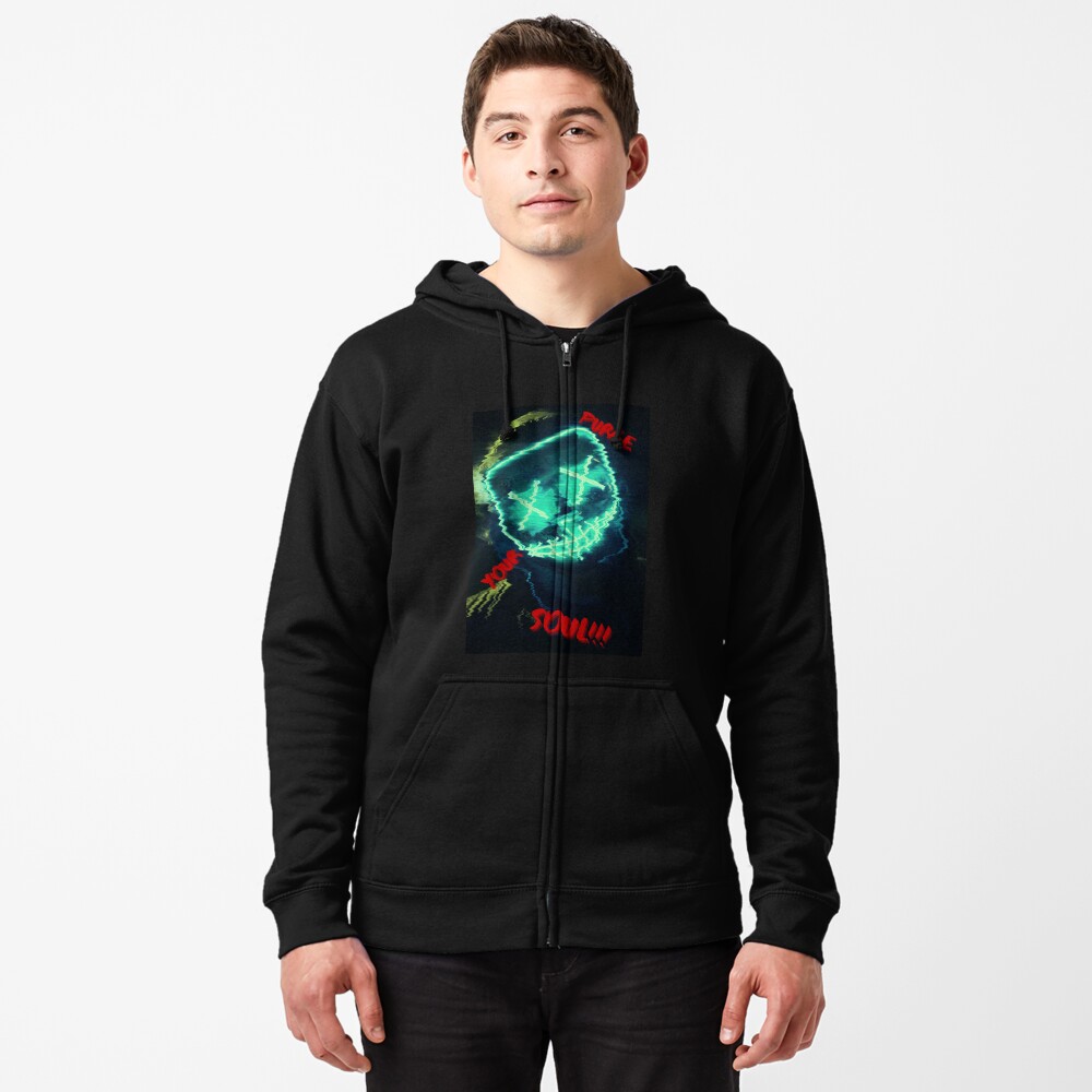 “The Purge” Zipped Hoodie by ericlthy | Redbubble