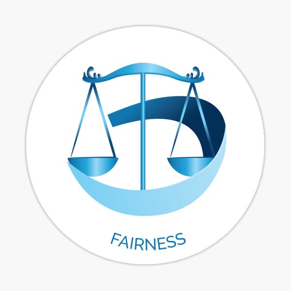 Fairness VIA Character Strength Sticker