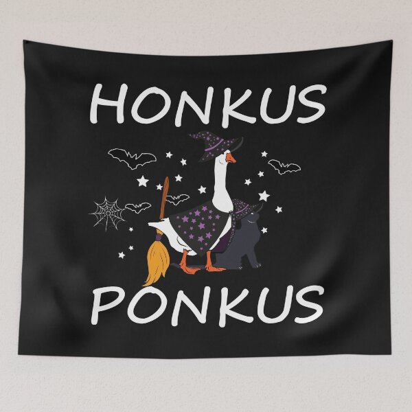 Item preview, Honkus Ponkus Goose And Cat Halloween  designed and sold by johnmgr21.