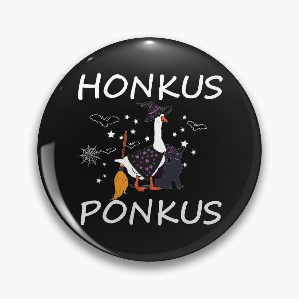 Artikelvorschau, Honkus Ponkus Gans und Katze Halloween entworfen und verkauft von johnmgr21.