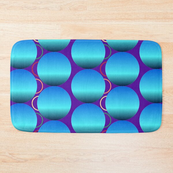 Item preview, Blue Sphere Pattern Deep Purple designed and sold by pbstylesetters.