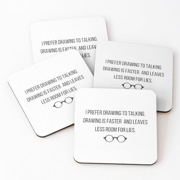 Item preview, I Prefer Drawing - Le Corbusier Architecture Quote designed and sold by A. P..