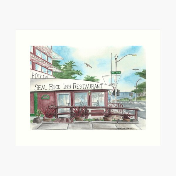 The Seal Rock Inn Art Print