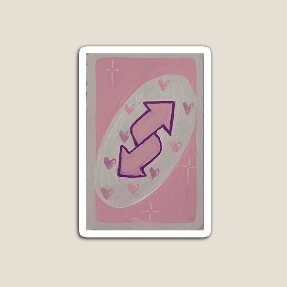 UNO reverse heart card | Sticker