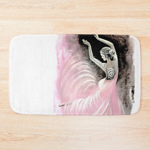 Item preview, Pink Ballerina II original watercolor painting designed and sold by GittaG74.