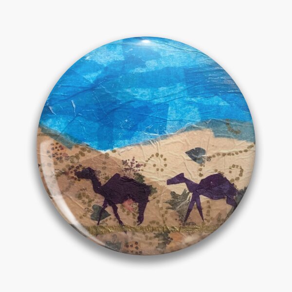 Item preview, Camels in desert designed and sold by Helen Hayhoe.