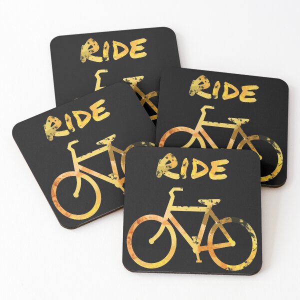 Item preview,  Yellow Bicycle Fitness Graphic Pattern Print designed and sold by NancyMerkle.