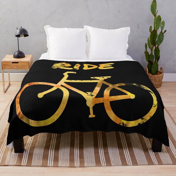 Item preview,  Yellow Bicycle Fitness Graphic Pattern Print designed and sold by NancyMerkle.