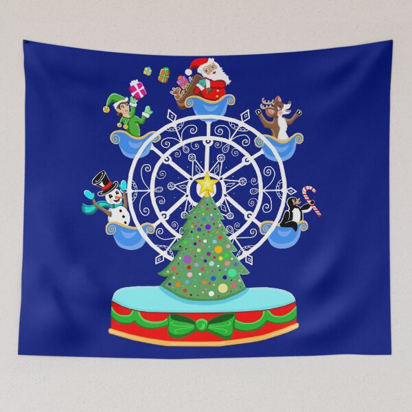 Item preview, Festive Christmas Ferris Wheel  designed and sold by Deborah Camp.
