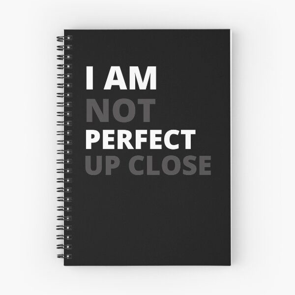 Item preview, I am not perfect up close funny illusionary hidden text clever  designed and sold by RKSDesigns.