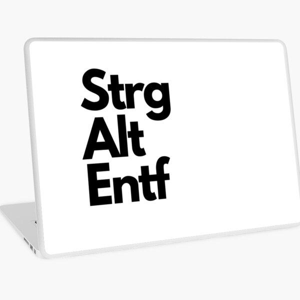 Ctrl, Alt, Del Laptop Skin