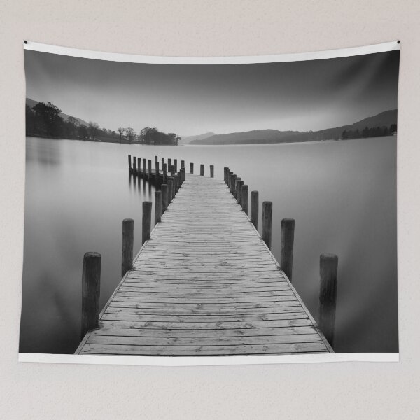 Item preview, Jetty on Coniston Water, Lake District National Park, Cumbria, England designed and sold by Tom Mackie.