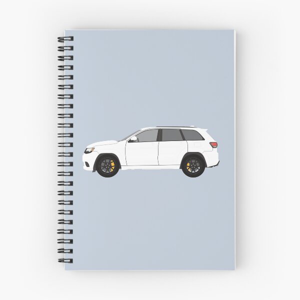 Aperçu de l'œuvre Voiture Grand Cherokee Trackhawk Blanc créée et vendue par JHMimaging.