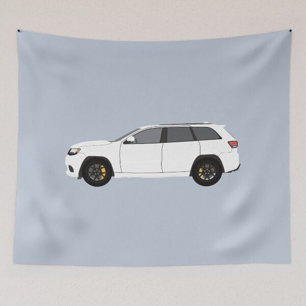 Item preview, Grand Cherokee Trackhawk Car White designed and sold by JHMimaging.