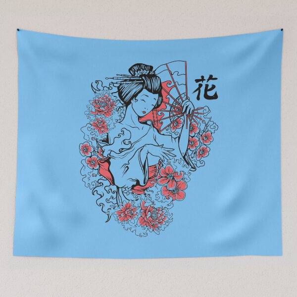 Item preview, Japanese Traditional Oriental Geisha Lady designed and sold by Iconique Space.