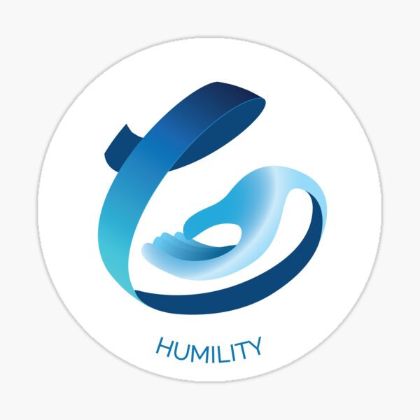 Humility VIA Character Strength Sticker
