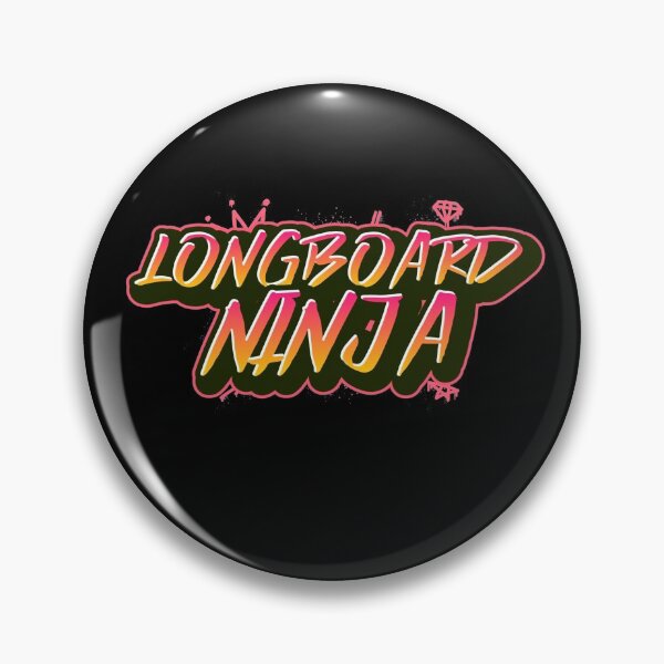 Item preview, Longboard Ninja. skating lover gift designed and sold by RoManSmArt.