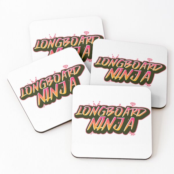 Item preview, Longboard Ninja. skating lover gift designed and sold by RoManSmArt.