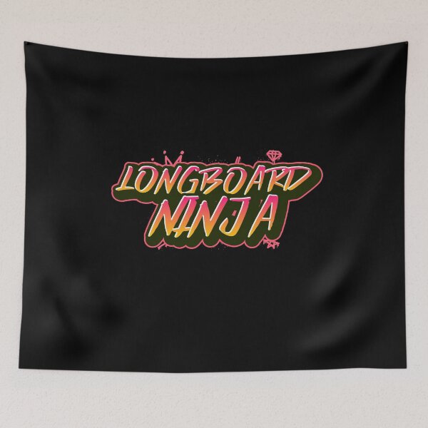 Item preview, Longboard Ninja. skating lover gift designed and sold by RoManSmArt.