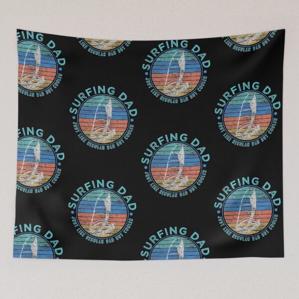 Item preview, surfer dad - retro surfing saying  designed and sold by pirminio.