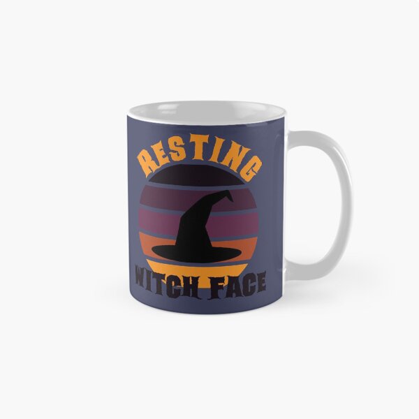 Item preview, Resting Witch Face - Funny Girl Halloween - Blue designed and sold by AJ-DesignCo.
