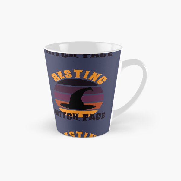 Item preview, Resting Witch Face - Funny Girl Halloween - Blue designed and sold by AJ-DesignCo.