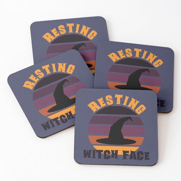 Item preview, Resting Witch Face - Funny Girl Halloween - Blue designed and sold by AJ-DesignCo.