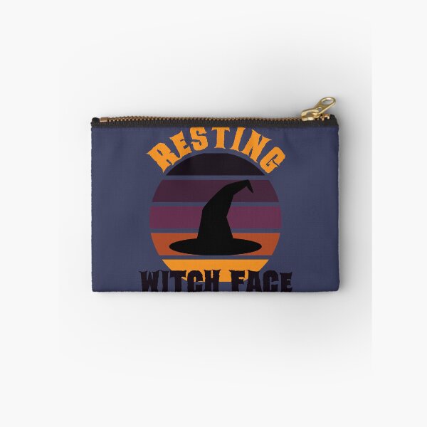 Item preview, Resting Witch Face - Funny Girl Halloween - Blue designed and sold by AJ-DesignCo.